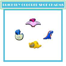 Random 15/20/30pcs Dinosaur Series Shoe Charms, Suitable For Beach Sandals, Shoe Decoration, High-Quality Popular Accessory, Great Gift For Teens, Men, Women And Adults - Multicolor - View 4