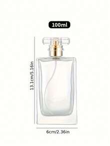 Customization 1pc Personalized Engraved Perfume Bottle - Custom Name & Pattern Wedding/Anniversary Gift - Elegant Floral Or Plain Glass Atomizer With Leakproof Golden-Cap - Refillable Travel Perfume Spray For Bridal Party - Ideal For Cosmetics & Fragrances, Reusable Gift, Bridal Party Favors, Sophisticated Design, Glass Perfume Bottle - 100ml - View 9