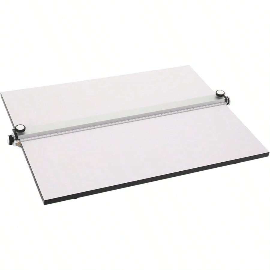 A2 Zeichenbrett 60x45cm Tragbare Zeichenplatte Zeichentisch mit Paralleler Stange und Stützbeine Architekturwerkzeug zum Zeichnen Skizzieren Malen - keineStreifen - Übersicht 1