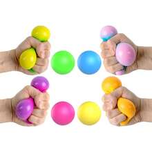 1/3/4 件随机颜色减压球玩具变色 - 感官挤压玩具挤压球，适合青少年儿童和成人，减压球，适合圣诞派对礼物 - 彩色 - 查看 12