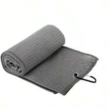 Golf Towel, Outdoor Sports Towel, Absorbent & Quick Dry, Ultra-Fine Fiber Waffle & Pineapple Pattern, With Hook