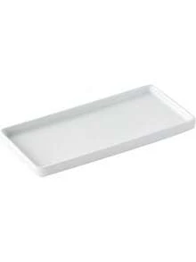 Ceramic Toothbrush Holder For Bathroom Toothbrush Tray For Vanity Countertop Storage Organizer For Holding Toothpaste Dental Floss Picks Makeup Brushes(Small) - 1 Of Small Tray - View 1