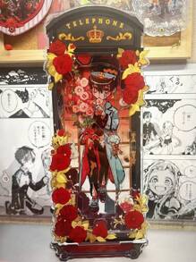 厕纸花子君动漫周边 八代奈奈电话亭 亚克力支架 - 彩色 - 查看 5