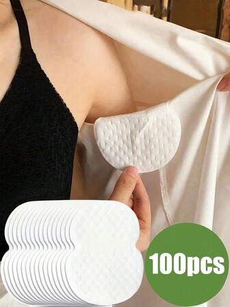 Almohadillas desechables para el sudor de las axilas, parches absorbentes de sudor transpirables e invisibles, ligeros y absorbentes, cómodos y sin olor, fáciles de usar, adecuados tanto para hombres como para mujeres en el caluroso verano, cuidado corporal para viajes, deportes, al aire libre, pegatinas de verano, regalo navideño