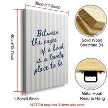 1 pezzo cartellone da parete con citazione di un club del libro, stampa su tela con cornice/senza cornice, decorazione minimalista per stanza di studio, ufficio, estetica, per amanti dei libri, camera da letto, soggiorno, decorazione moderna per la casa