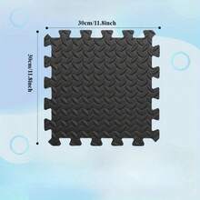 14 Pieces Of Square Foam Floor Mats, 30 * 30cm/11.81 * 11.81 Inch Spliceable White Foam Mat Multi-Function EVA Foam Floor Tile, Indoor Household Spliced Fitness Mat, Thickened Anti-Skid Pressure Resistant High-Density Shock Pad, Free Cutting And Enhanced Elastic Splicing Pad, Anti Impact And Noise Reduction Pad Necessary In Sports Equipment Area, Shock Protection Pad Assembled In Home Gym - Multicolor - View 10