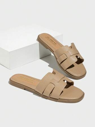 Sandalias de mujer de moda nuevas para el verano 2025, suela de TPR, antideslizante y resistente al desgaste