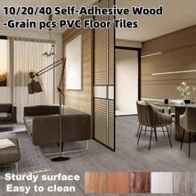 10/20/40pcs 3D Wood Grain Self-Adhesive Floor Stickers, Waterproof Wall Stickers, Vintage Anti-Slip Flooring Decals, Removable Vinyl Wall Decals, Waterproof Tile Stickers For Kitchen, Removable Bedroom Wall Decor, Countertop & Furniture Renovation, Suitable For Living Room, Bathroom, Dorm And More Indoor Spaces Floor Tiles Living Room Decor Room Decor Home Decor Wallpaper Wall Paper Floor Tiles Self Adhesive Floor Tiles Peel Stick