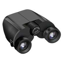 Binoculares - 10x25 - Multicapa (FMC) - Compactos - Impermeables - Con correa para el cuello y estuche - Para observación de aves, caza y teatro - Negros