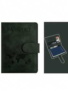 定制文字Logo PU皮革护照夹套，机票护照钱包旅行证件收纳包，多用途，大容量，多功能，色彩缤纷，可爱，萌系，简约，趣味，卡哇伊，Y2K，极简主义，通勤，商务休闲，基础款，定制，个性化，独特，专属定制，送给他的理想礼物，送给她的理想礼物，送给家人，朋友，女朋友，周年纪念日，生日，节日/度假，户外/郊游/旅行/徒步/体育场/运动/攀岩，商务/通勤/工作/办公室，定制行李箱和旅行装备，旅行箱旅行包 - 彩色 - 查看 12