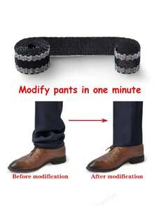 10/5/2/1米 DIY 自粘裤边缩短胶带 免缝裤脚缩短贴片 熨烫式即时裤边条 布料粘合缝纫胶带 成人专用 永久可水洗裤口粘贴胶带 牛仔裤 西装裤 西裤 长裤 缝纫配件