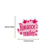 50 件时尚阅读贴纸 读书俱乐部贴纸 浪漫书贴纸 浪漫贴纸 漂亮书 黑暗浪漫贴纸 乙烯基防水贴纸 适用于水瓶、电脑、笔记本电脑、手机、行李箱、笔记本