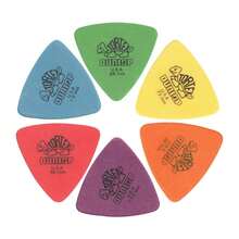 10pcs Dunlop Guitar Picks Delrin Electric Guitar Picks 0.5/0.6/0.73/0.88/1.0/1.14MM Triangle Picks Guitar Parts 6 Kinds Thickness Picks Acoustic Guitar - Multicolor - View 8