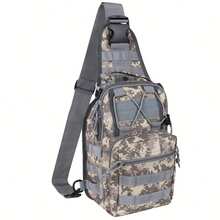 Small Fishing Backpack, Fly Fishing Shoulder Bag, Fishing Gear Bag, Waterproof|Wear-Resistant|Durable|Molle|EDC|Outdoor Tactical Messenger Bag, Men's And Women's Shoulder Backpack, Suitable For Outdoor Shooting Range, Hiking, Fishing Camping, Daily Carry Small Gym Bag - 澳洲中央大學 - 查看 1