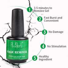 AWStorG AWStorG 15ml Magic Remover Quick Remove Gel Soak Off UV Cleaner Function Polish Semi Permanent Varnish Nail Art Removal Manicure