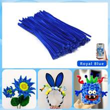 100/200pcs Bulk DIY Chenille Stem/Pipe Cleaner, Comes With Tutorial Video, 62 Colors Fluffy Chenille Craft Supplies For Handmade, Crafts, Art Decoration, Pom Poms