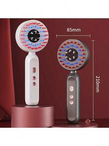 Multifunctional Massage Comb, Electric Massage Brush, Home Scalp Stimulator, Red Light Anti-Hair Loss Hair Brush - USB Rechargeable 1200mAh Lithium Battery, Deep Scalp Massage, 3 Modes, Personal Care Device, Gift For Lover, Birthday, Holiday - Multicolor - View 3