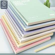 6pcs/Set Spiral Notebooks, 8.3" X 5.9" A5 Size, Thick Plastic Hardcover, 7mm College Ruled, 60-120 Pages, 6 Colors, Essential For Back To School, Suitable For Students, College Students, Office Workers - A5 Notepad - View 5