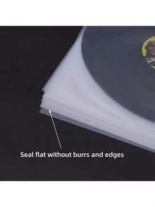 20pcs 12-Inch Vinyl Record Inner Sleeves, Semi-Transparent LP Protective Covers, Anti-Static Vinyl Jackets, Moisture-Proof Vinyl Record Sleeves - Clear - View 9