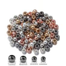 100pcs/Pack CCB Material 4/5/6/8/10mm Large Hole Beads, Bracelet Necklace Phone Chain Making Spacer Beads, DIY Jewelry Craft Loose Beads - CCB Large Hole Beads - View 19