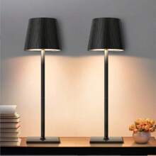 1 件无绳 LED 台灯，便携式可充电，3 色可调光触摸控制灯，适用于家庭、酒店、卧室、客厅、餐厅、庭院