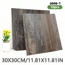 10/20/40pcs 3D Wood Grain Self-Adhesive Floor Stickers, Waterproof Wall Stickers, Vintage Anti-Slip Flooring Decals, Removable Vinyl Wall Decals, Waterproof Tile Stickers For Kitchen, Removable Bedroom Wall Decor, Countertop & Furniture Renovation, Suitable For Living Room, Bathroom, Dorm And More Indoor Spaces Floor Tiles Living Room Decor Room Decor Home Decor Wallpaper Wall Paper Floor Tiles Self Adhesive Floor Tiles Peel Stick