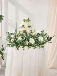 60Pcs 4 Kinds Babys Breath Mixed Eucalyptus Leaves Artificial Flowers For Wedding Vase Bouquet Floral Arrangement Decor Gifts Birthday Graduation, Eucalyptus Stem Artificial Eucalyptus Leaf Stem, Eucalyptus Stem Decoration Fake Green Stem Green Decoration Artificial Flower Bulk For Home And Office Use Artificial Flower Bouquet Center Piece Wedding Decoration Christmas Decoration