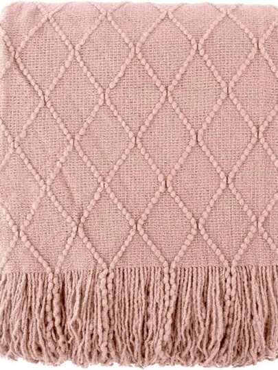 Sage Green Throw Blanket, Suitable For Sofa, Boho Home Decor, Light Blue Couch Blanket, Suitable For Sofa Living Room