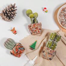 Crystal Chips Stone Crushed Quartz Glass 0.5LB Fluorite Tumbled Gravel Small Decorative Pebbles Bulk Mini Polished Rocks Pieces For Crafts Vases Filler Succulent Plants Aquarium Gravel Rocks - 0.5 磅+#5 - 紅玉髓 - 查看 7
