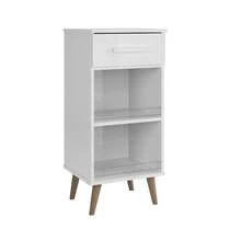 Fenix Water Cooler Counter With Drawers And Fruit Bowl - White - View 1