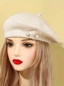 1 件女士夏季/秋季新款草编太阳帽，沙滩旅行度假防晒帽，适合户外散步、购物、日常穿着