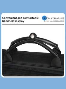 Billiard Cue Case, Portable Billiard Cue Bag With Shoulder Strap To Hold Cue Tip And Cue Shaft