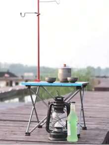 Multi Functional S-Shaped Anti Slip Hook Outdoor Camping Light Hook Lamp Pole Hook Stainless Steel Pig Tail Hook Portable Storage Rack Hook - Multicolor - View 2