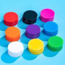 100/200pcs Counters, 1.9cm Acrylic Counting Chip Disc Mark, Suitable For Bingo Poker Game Tokens, Random Colors