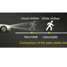 High-Visibility Reflective Vest - Multiple Pockets, Unisex, Lightweight & Breathable (No Overheating) - Ideal For Outdoor Cycling/Construction/Sanitation - ANSI/ISEA Compliant - 淺藍 - 查看 4