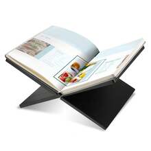 开放式展示架、木制大书架、咖啡桌架、杂志、艺术、烹饪书、圣经等木质画架 - 彩色 - 查看 1