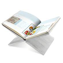 开放式展示架、木制大书架、咖啡桌架、杂志、艺术、烹饪书、圣经等木质画架 - 彩色 - 查看 15