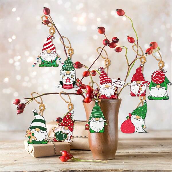 Christmas Tree Hanging Ornaments, Small Pendant Decorations For Christmas Atmosphere And Gifts