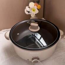 RAF Olla arrocera eléctrica multifuncional de 3L, olla eléctrica de una/dos capas para olla caliente, olla antiadherente para 1-3 personas, olla arrocera para olla caliente, utensilios de cocina, electrodoméstico, calentamiento rápido, fácil de limpiar