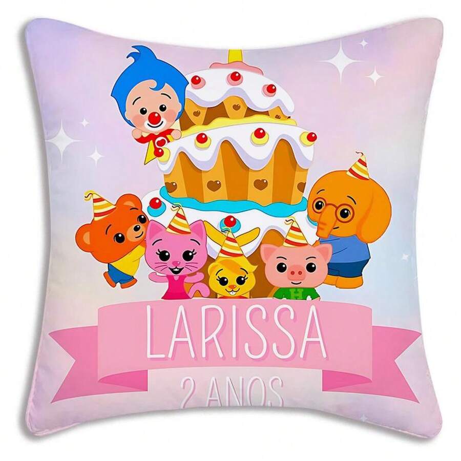 20251pc Pillow Covers Cartoon Anime P-Plims Plim Sofa Decorative Home Double-Sided Printing Short Plush Cute Cushion Cover - 171X189A10 - View 1