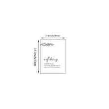 1/2 Stücke minimalistische Wandkunst Bild Selbstliebe Kunst Leinwanddruck, Dekor für psychische Gesundheit für Schlafzimmer, Wohnzimmer oder Büro, Selbstfürsorge Definition inspirierendes Zitat Poster, Geschenk für sie, ungerahmt