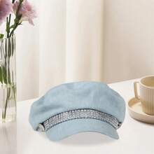 Women Beret Hats - 淺藍色 - 查看 4