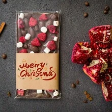 100pcs Knafeh Walnut Chocolate Bar Packaging, 4 X 8.3 Inches, Self-Adhesive, Small Plastic Wax Melt Strip Bags, 100pcs Thank You Stickers, Made Of Polypropylene (PP) Material, With 205pcs/Set Accessories - Clear - View 9