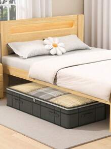 1PC Gray Clothing Storage Bag, Quilt Storage Box, Under Bed Storage Bag, Bedroom Storage, Visible Window Storage Box, Waterproof And Moisture-Proof, Suitable For Storing Blankets And Idle Items At Home Dress Pants Shoes Jeans Boots Skirt Bedroom, Organizer, Home Storage, White T Shirt Women, Black Pants Women, Ladies Winter Clothes, Dress, - Grey - View 6