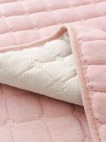 1pc Veet Washable Non-Slip L-Shaped Sofa Cover, Fits 3-Seater Sofa, Quilted Design, Magnetic Closure, Pet-Friendly Protection - Gray Velvet Sofa Cover