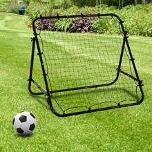 Black Rebounder Net Practise Soccer Kickback Target Goal Adults Training - Variant1 - View 1