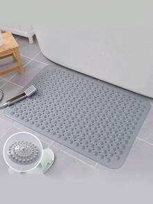 1 件 PVC 防滑浴垫，带吸盘，浴室浴缸淋浴垫