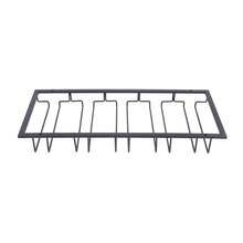 YUNRUX Wooden Wine Rack Wall Metal Wine Cabinet Wine Glass Holder With Glass Holder For Bar - Ginger - View 5