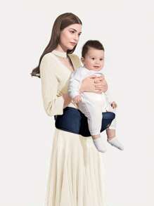 rooya baby 1pc Multifunctional Baby Carrier, Waist And Hips Support, Lightweight, Four Seasons, Easy , Ergonomic Nursing Tool And Travel Gear For Infants, Suitable For Daily Use (Navy Blue)