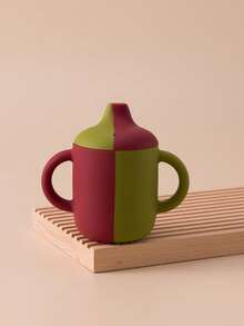 1PC Personalized Customization Name Children Silicone Sippy Cup Portable Water Bottle Kids Feeding Learning Cups Leakproof Toddler Bottles Solid Color Custom Tableware,Halloween Edit,Back To School Fashion,Christmas Gift